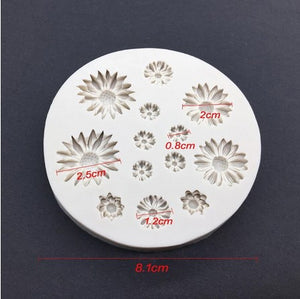 Daisy Flowers Fondant Silicone Mould