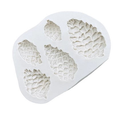Pine Cone Silicone Mould 5 Shapes