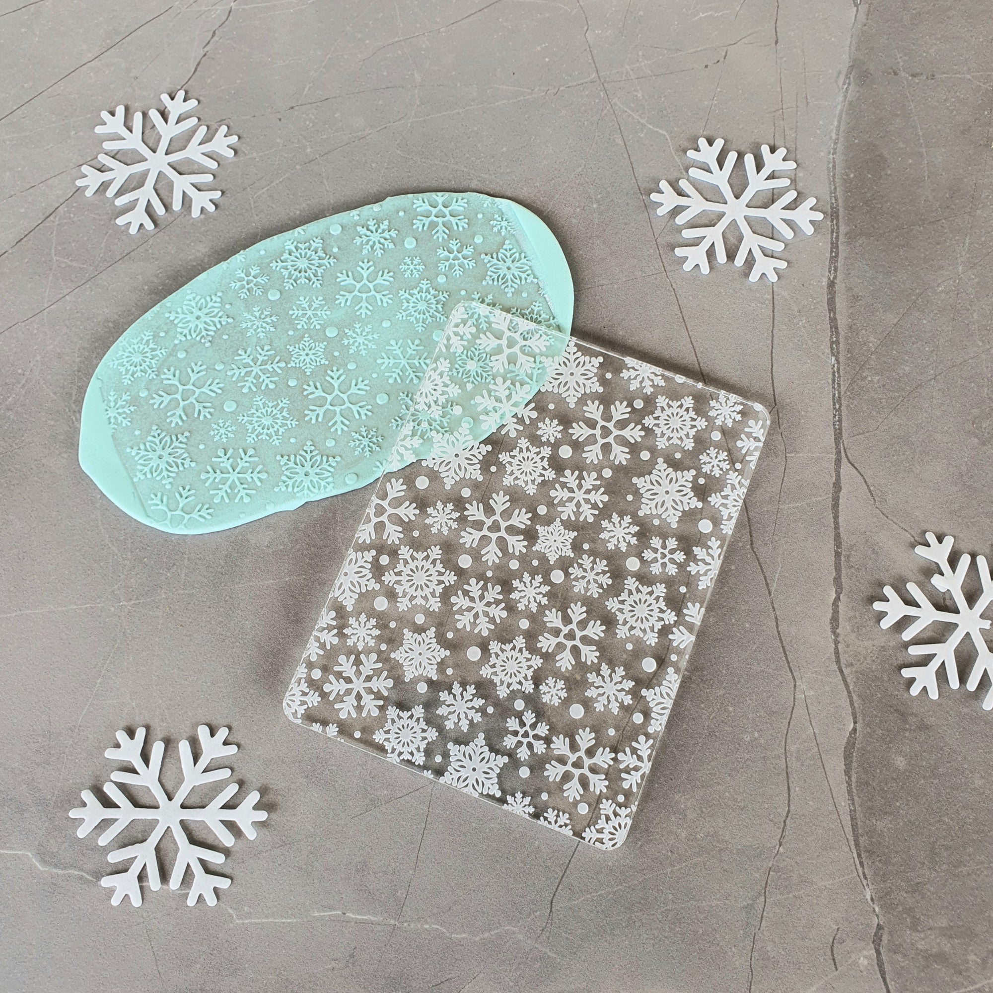 Snowflake Pattern Fondant Debosser | Cookie Cutter Shop Australia