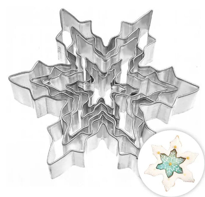 Snowflake Cookie Cutter Set of Five