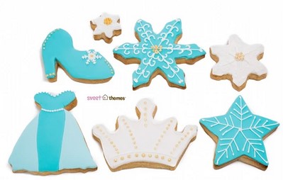 Snow Princess Cookie Cutter Set 7 Pieces