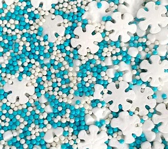SPRINK'D Blue White Mix Snowflakes