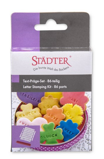 Embossing Letter and Number Set | Cookie Cutter Shop Australia