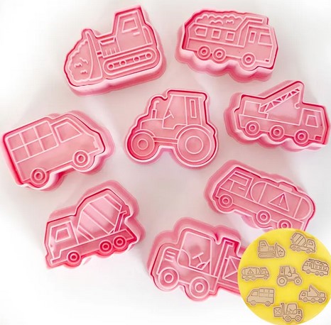 Truck Cookie Cutter and Stamp Set