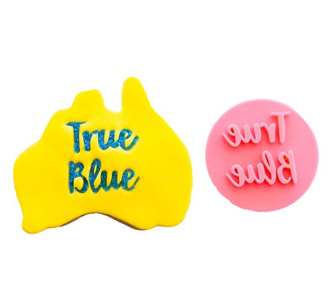 Australia Day Fondant Stamp 'True Blue' | Cookie Cutter Shop Australia