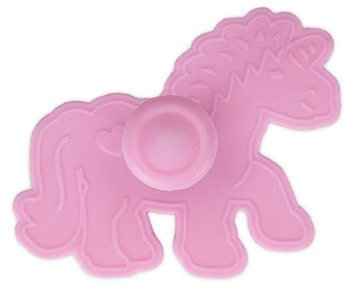 Unicorn Cookie Cutter Stamper with Ejector 7cm