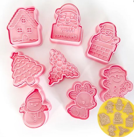 Christmas Cookie Cutter and Stamp Set | Cookie Cutter Shop Australia