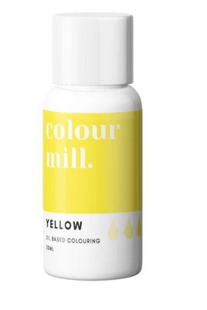 Colour Mill Yellow Oil Based Colouring 20ml  | Cookie Cutter Shop Australia